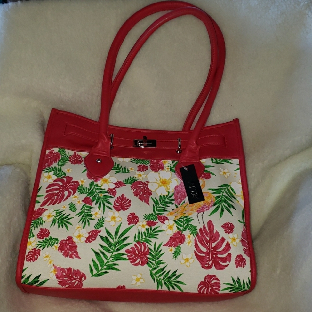 Apt9 Tropical Design Handbag Purse